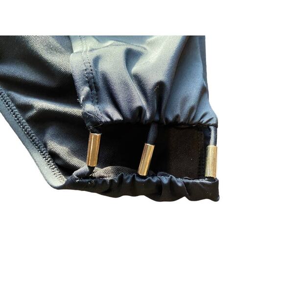 Swim Bottom Beaded Mid Rise Black Time And Tru Women's Plus 1X - Picture 4 of 9